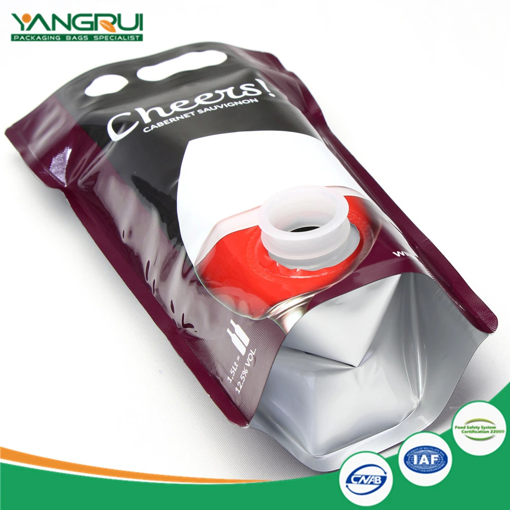 Spout Bag Aluninum Foil Wine Bag