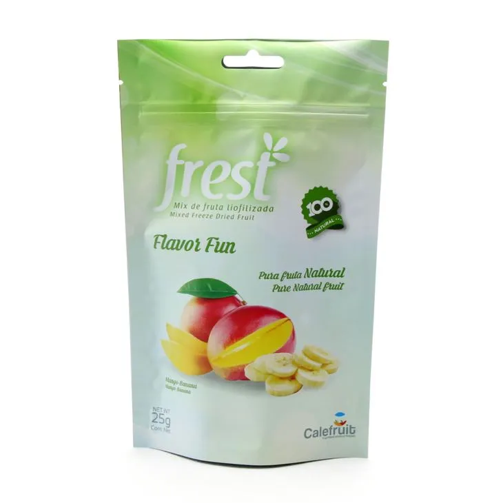 Bossa per envasar Snacks de fruita seca amb paper d'alumini