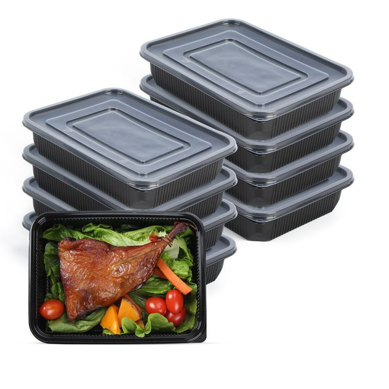 Envasos d'aliments frescos de plàstic d'un sol ús de 850 ml Caixa d'embalatge...