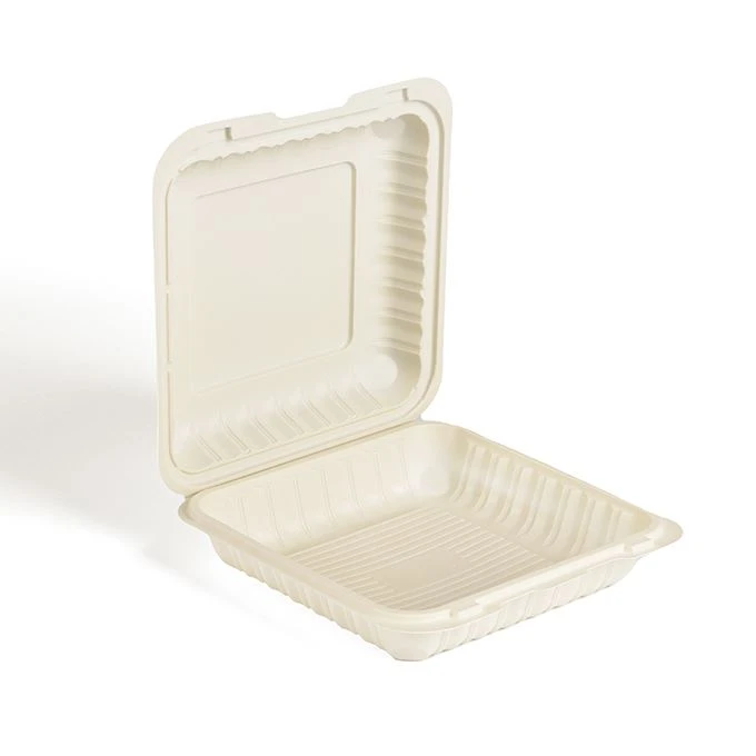 9 polzades 3 compartiments Plàstic ecològic PP transparent sense BPA Embalatg...