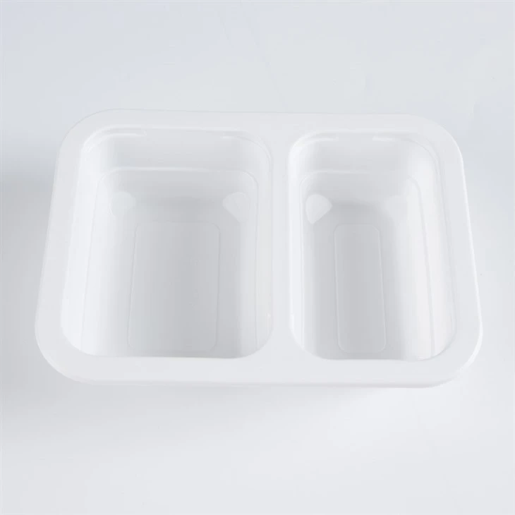 Safata d'aliments de 2 compartiments