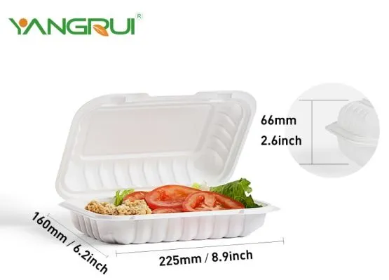 Contenidor sobrant de 9x6 polzades de blanc