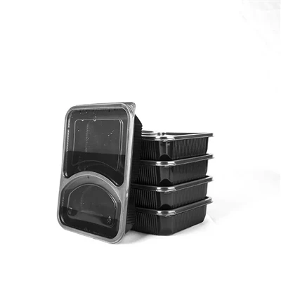 Envasos d'aliments segurs per a microones de logotip amb tapes apilables Mfpp...