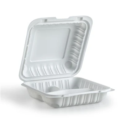 Envàs blanc d'aliments per emportar