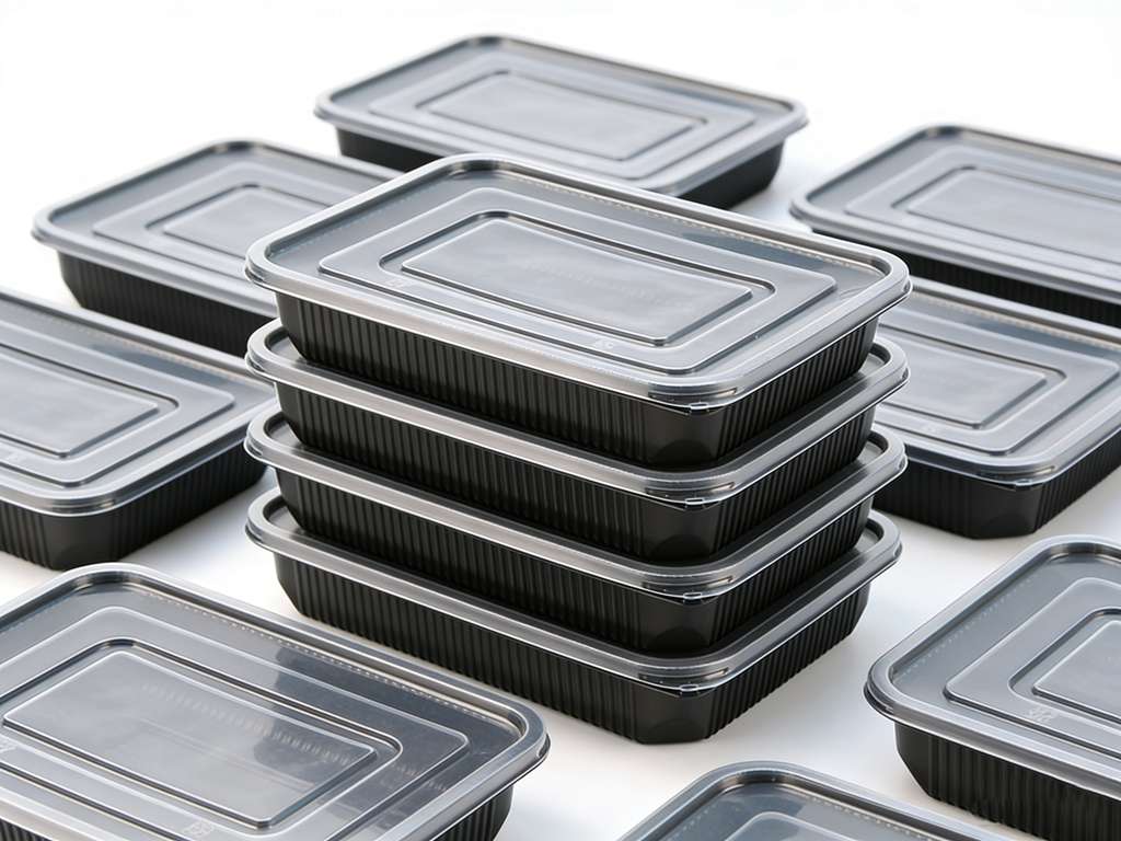 40oz Black Food Container 40oz Black Food Container