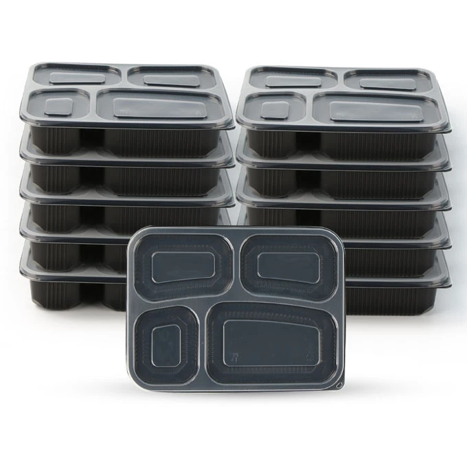 4 compartment food containers disposable