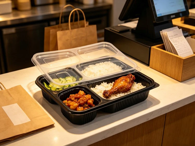 4 compartment lunch container